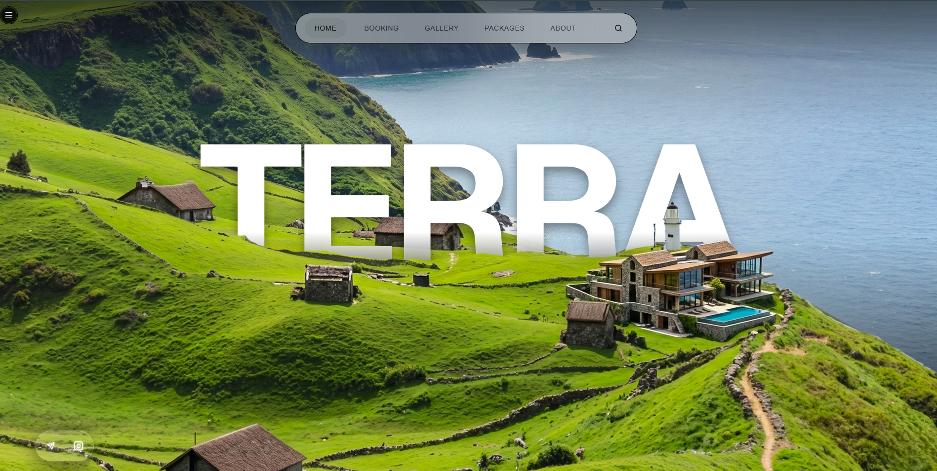 Terra Hotel Landing Page